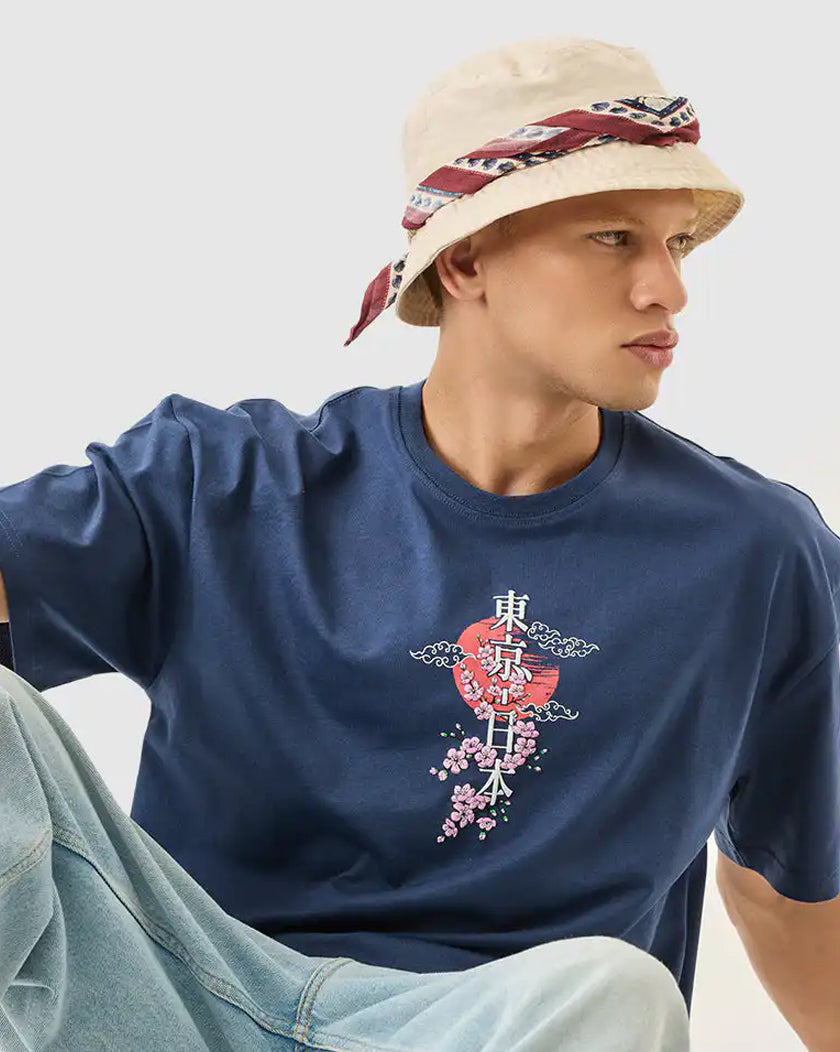 Print Oversized Fit T-Shirt